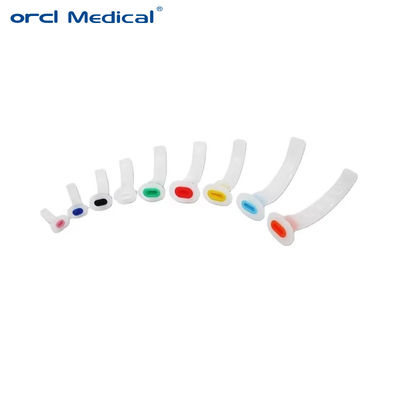 المواد العقيمة الطبية (PE) غيدل OPA (OPA) مع رموز الألوان (Oropharyngeal Airway)
