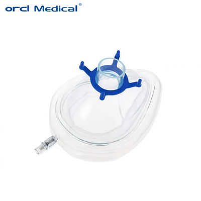 خدمة OEM التخدير الطبي المستخدم مرة واحدة قناع الوجه اللاتكس الحر قناع التخدير Pvc XL XXL