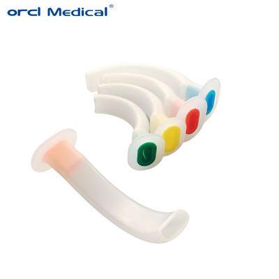 مسار الهواء الأساسي من PVC ABS / PE PP Guedel للحفاظ على فتح مجرى الهواء في حالات الطوارئ من قبل أول المستجيبين المعتمدين
