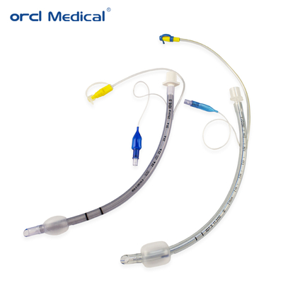 أنبوب الجهاز الغذائي المستخدم لمرة واحدة طبي مع إطلاق الضوء والعلامة الراديوية غير الواضحة
